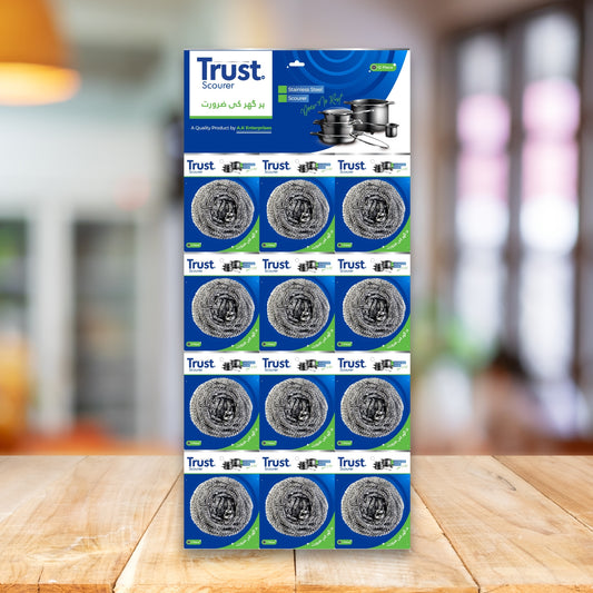 Trust Stainless Steel Scourer - Card